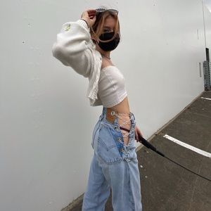 pnwdenim VINTAGE LEVI’S CHAIN UP JEANS